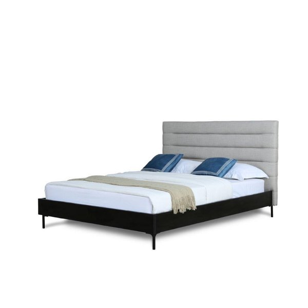 Manhattan Comfort Schwamm Full-Size Bed in Light Grey BD004-FL-LG